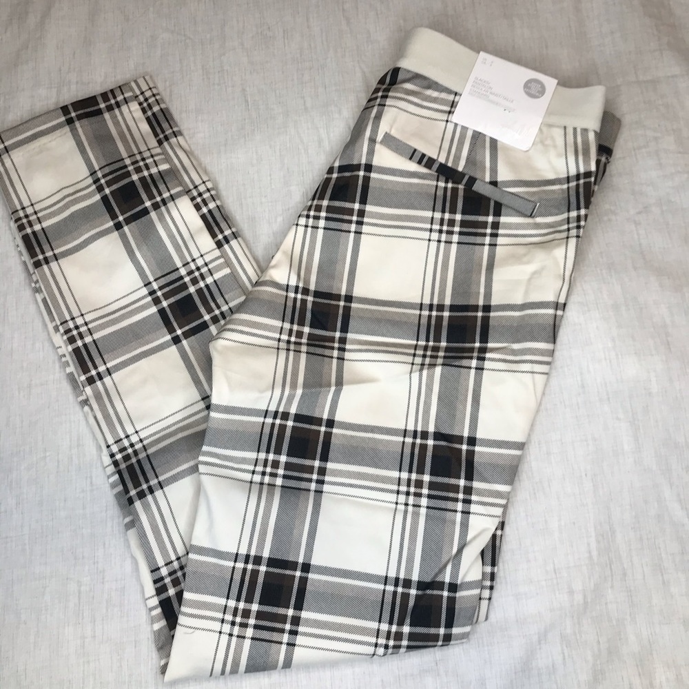 H&M Plaid Slack Pants